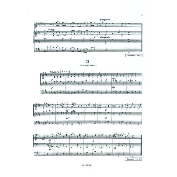 Alphonse Leduc Purcell Sonata Trumpet + Organ