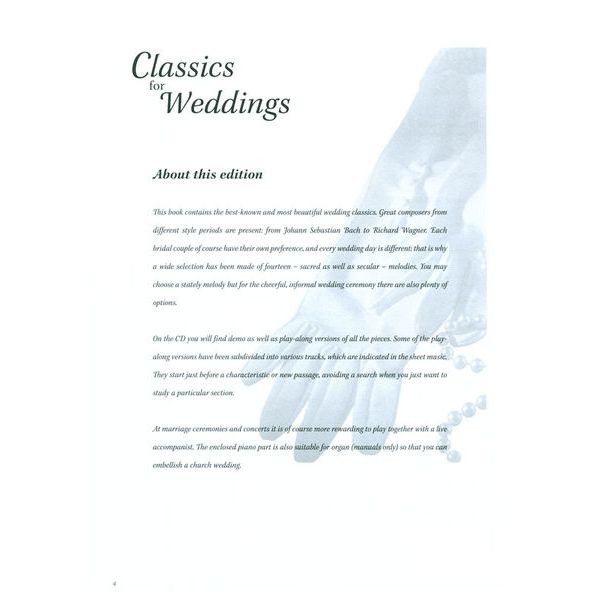 Fentone Music Classics for Weddings Trumpet