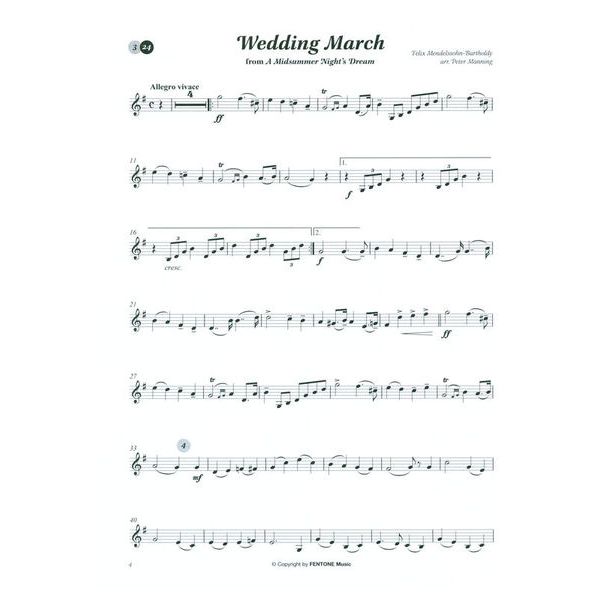 Fentone Music Classics for Weddings Trumpet