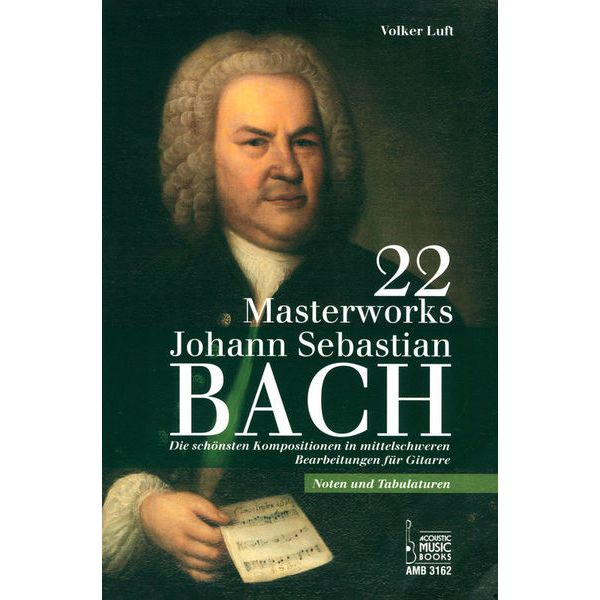 Acoustic Music Books 22 Masterworks J.S.Bach