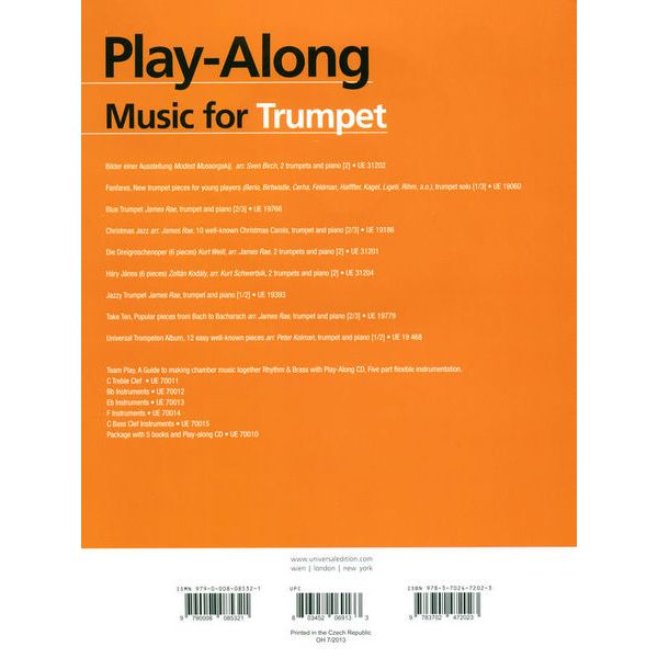 Universal Edition Balkan Play-Along Trumpet