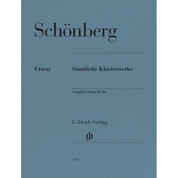 Henle Verlag Schönberg Sämtliche Klavier