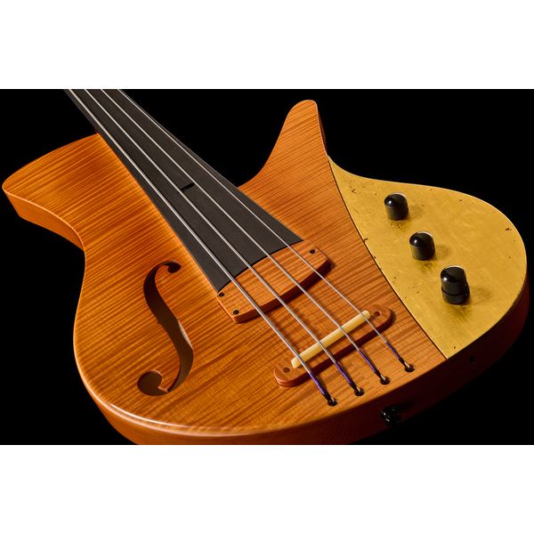 Ulrich Bass Nicolo Fretless 4 Amber