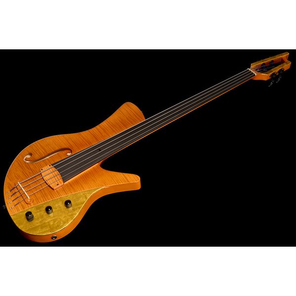 Ulrich Bass Nicolo Fretless 4 Amber