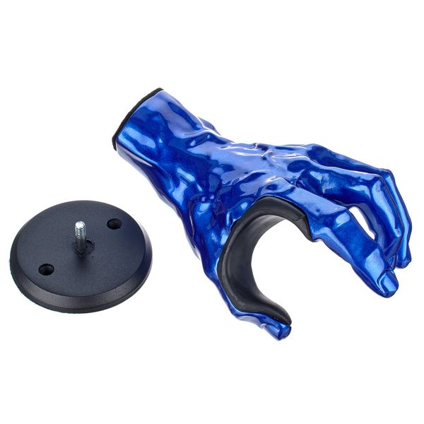 GuitarGrip Male Hand Blue Metallic Left