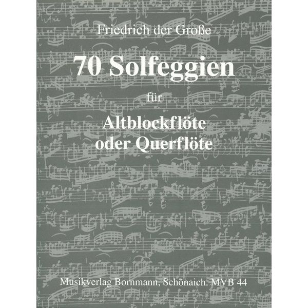Johannes Bornmann 70 Solfeggien