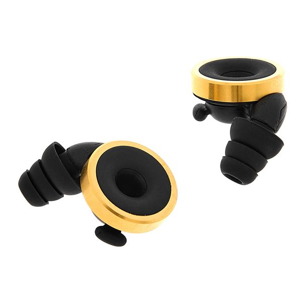 Limousine Earplugs Knops Gold Black