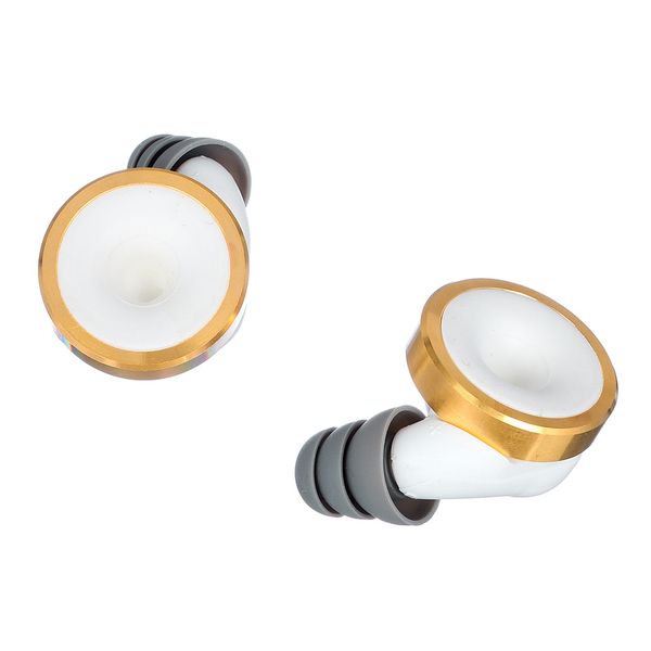Limousine Earplugs Knops Gold White