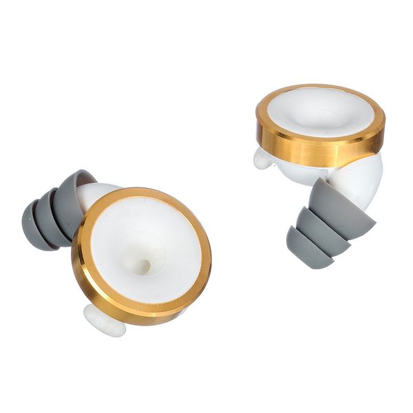 Limousine Earplugs Knops Gold White