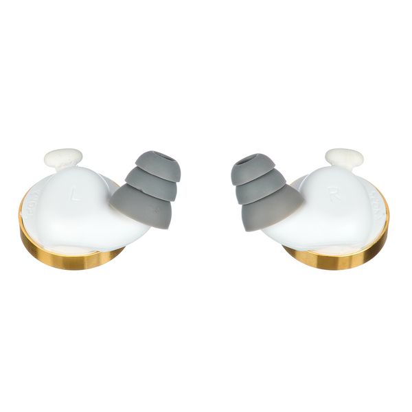 Limousine Earplugs Knops Gold White