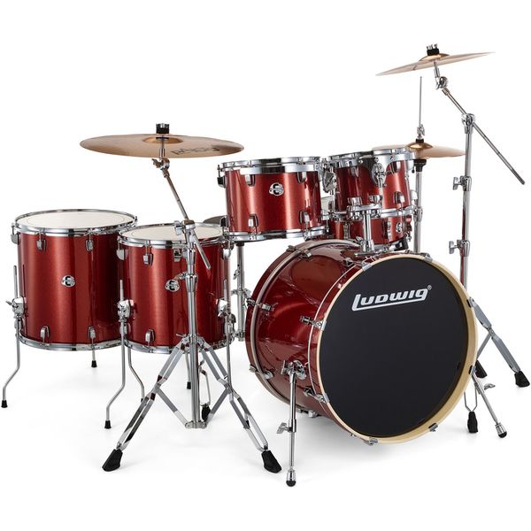 Ludwig Evolution Bundle 22" 6pc Copp.