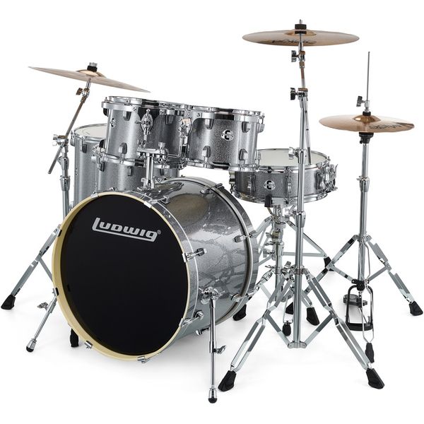 Ludwig Evolution Bundle 22" 6pc Plat.