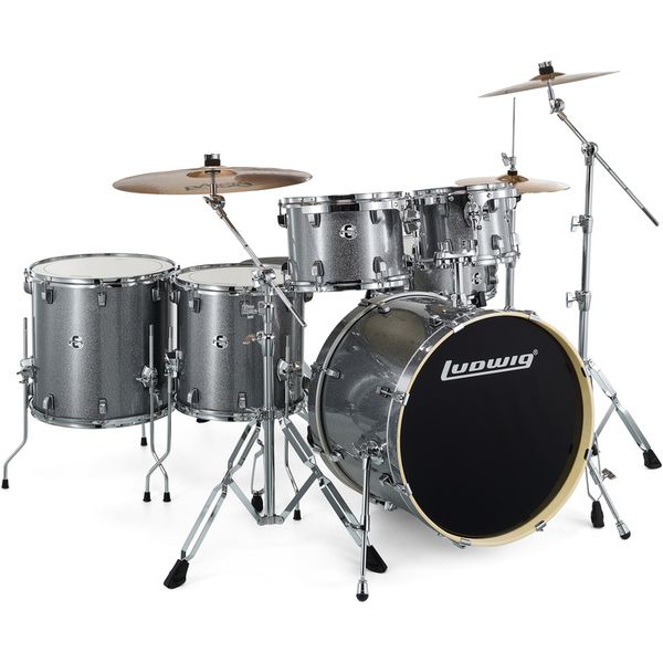 Ludwig Evolution Bundle 22" 6pc Plat.