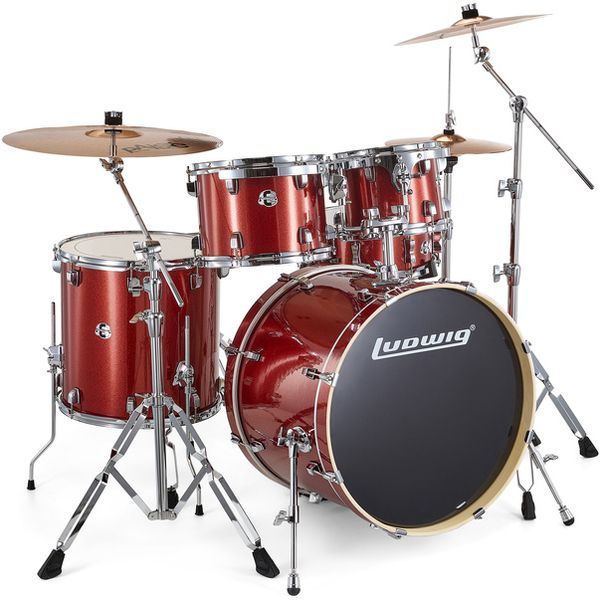 Ludwig Evolution Bundle 22" Copper S.