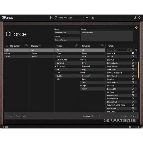 GForce Oberheim DMX