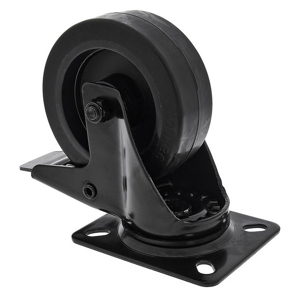 Roadworx Black Wheel Braked 100mm