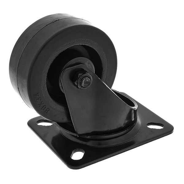 Roadworx Black Wheel 80mm