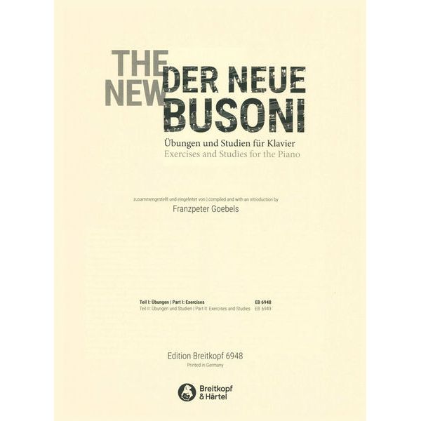Breitkopf & Härtel Der neue Busoni 1