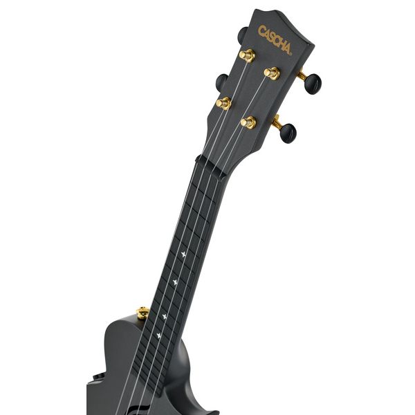 Cascha HH 2258E Carbon Concert Ukulel