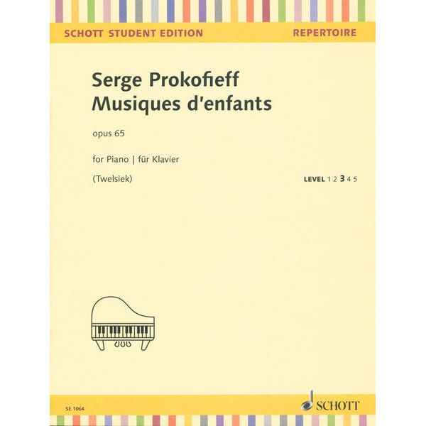 Schott Prokofjew Musique d'enfants