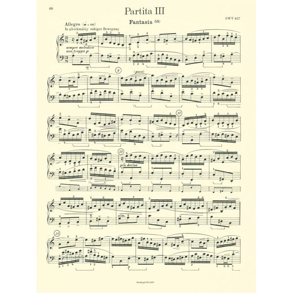 Breitkopf & Härtel Bach/Busoni Partiten