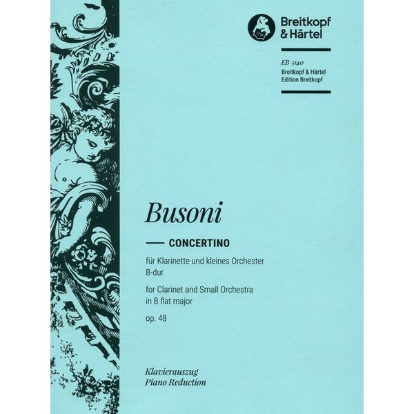 Breitkopf & Härtel Busoni Concertino Klarinette
