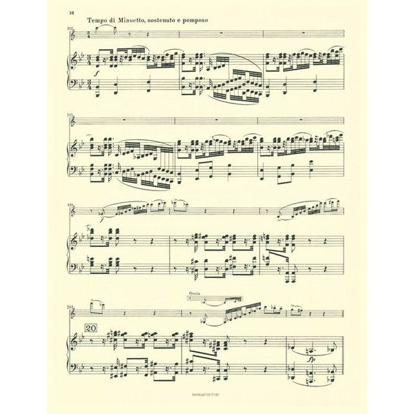 Breitkopf & Härtel Busoni Concertino Clarinet
