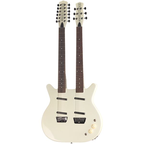 Danelectro Doubleneck 612 White