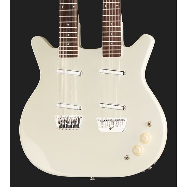 Danelectro Doubleneck 612 White