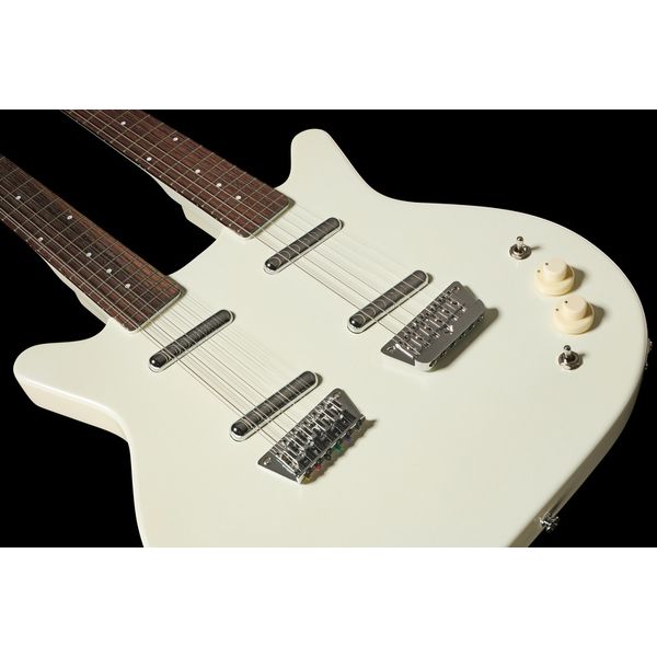 Danelectro Doubleneck 612 White