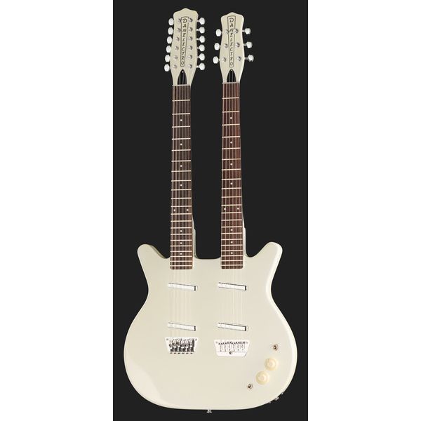 Danelectro Doubleneck 612 White