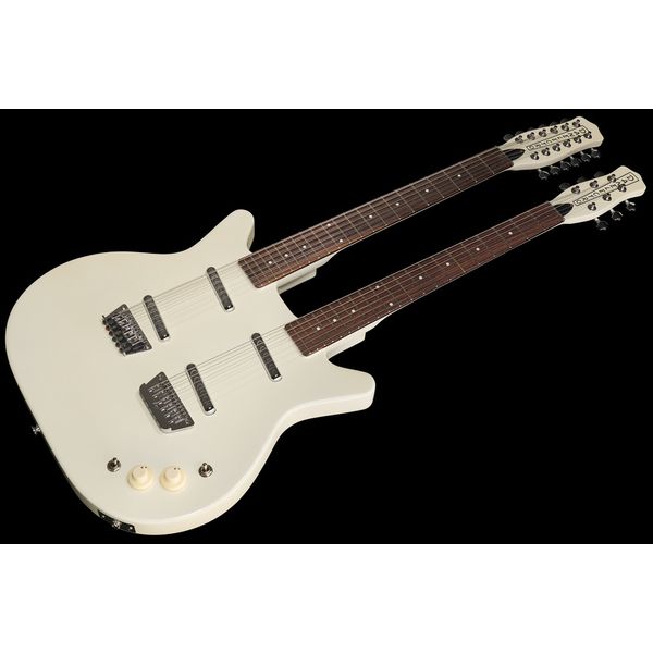 Danelectro Doubleneck 612 White