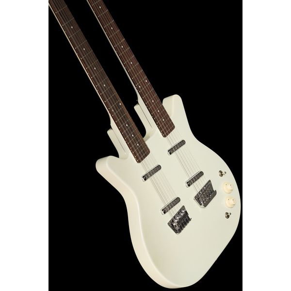 Danelectro Doubleneck 612 White