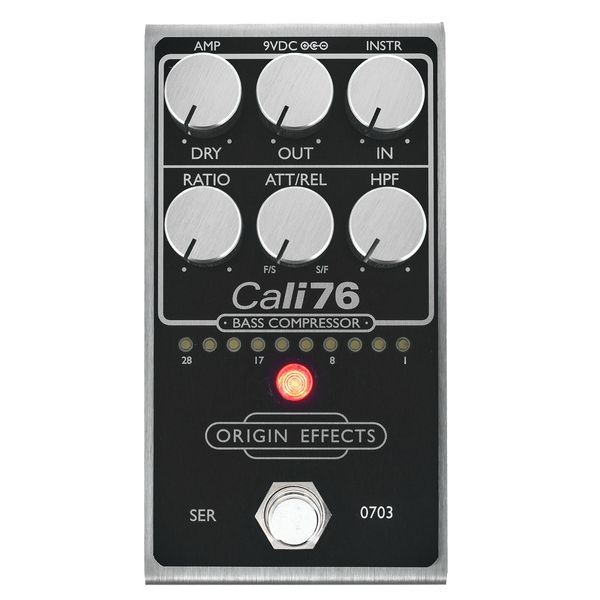 Origin Effects Cali76 V2 Bass Compressor BK