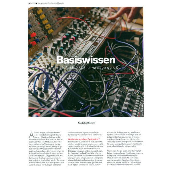 Radial Verlag Modulare Synthesizer Magazin