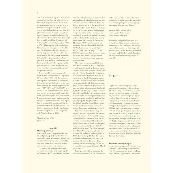Henle Verlag Grieg Sämtliche Werke Violin