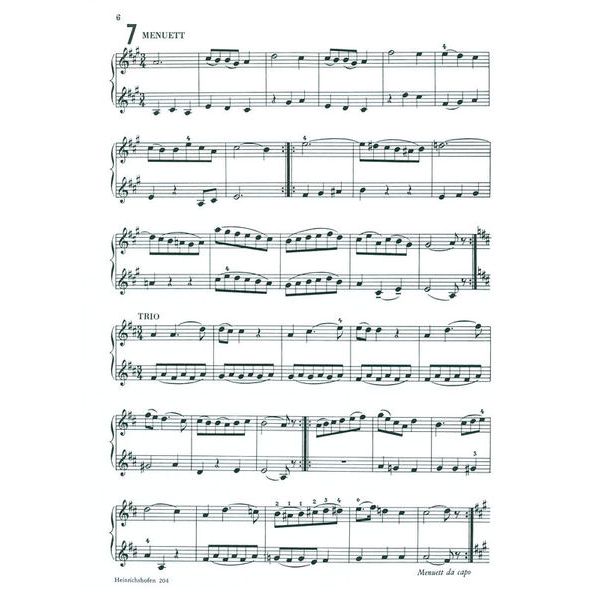 Heinrichshofen Verlag Mozart Duette Violin