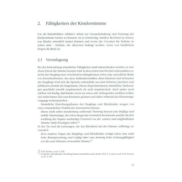 Schott Handbuch Kinderstimmbildung