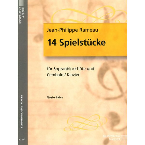 Heinrichshofen Verlag Rameau Spielstücke Blockflöte