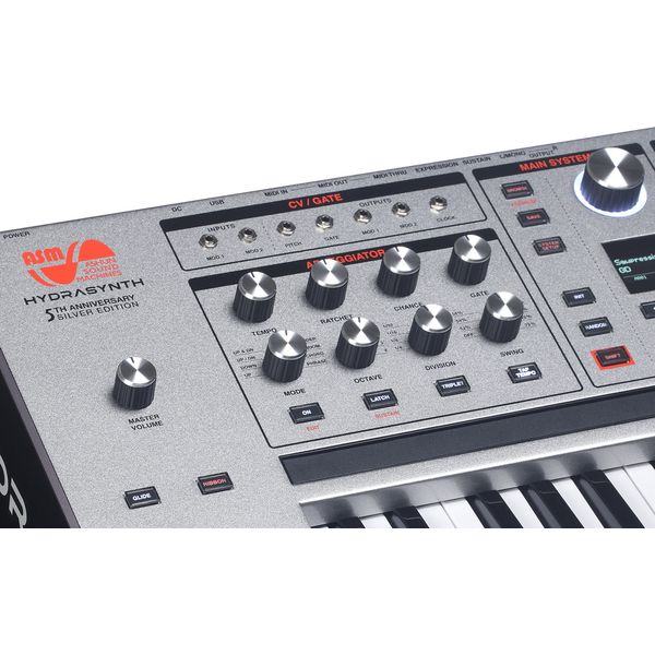 ASM Hydrasynth Keyboard Silver Ed