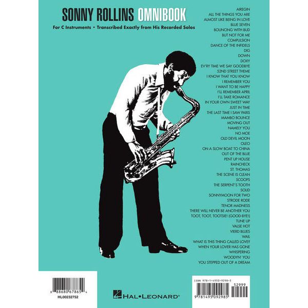 Hal Leonard Sonny Rollins Omnibook C
