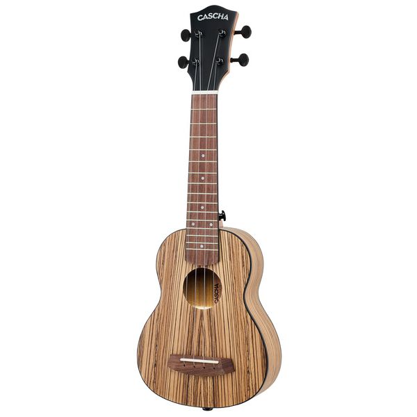 Cascha Soprano Ukulele Zebra Wood