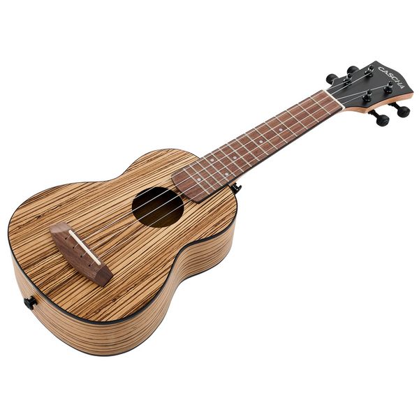 Cascha Soprano Ukulele Zebra Wood