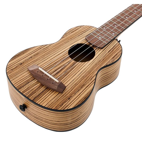 Cascha Soprano Ukulele Zebra Wood