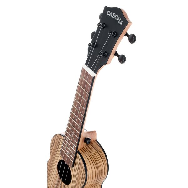 Cascha Soprano Ukulele Zebra Wood