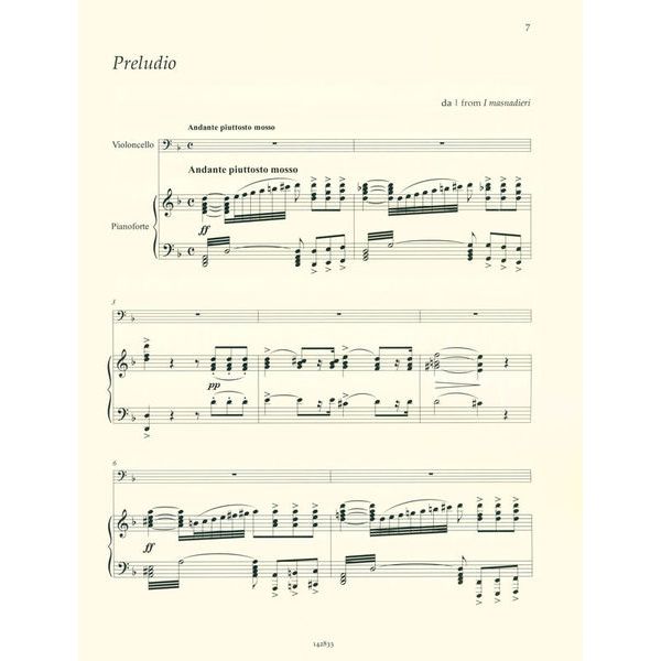 Ricordi Verdi For Cello