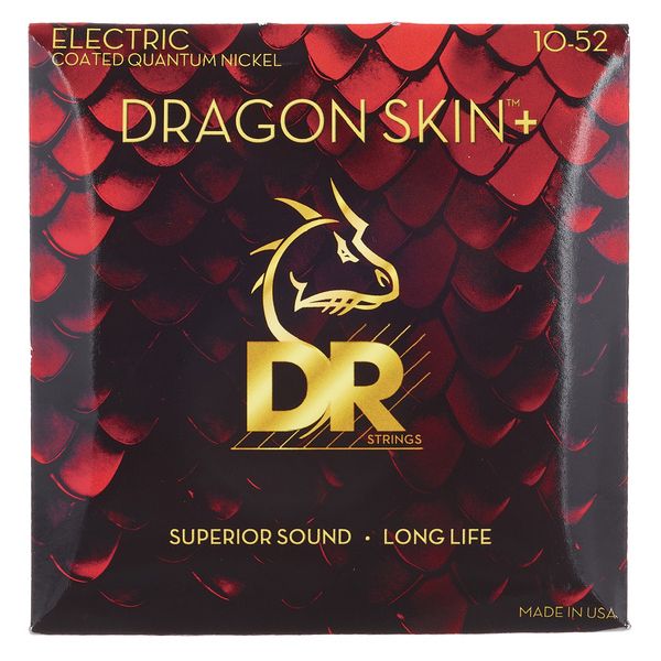 DR Strings Dragon Skin+ DEQ-10/52 Coated