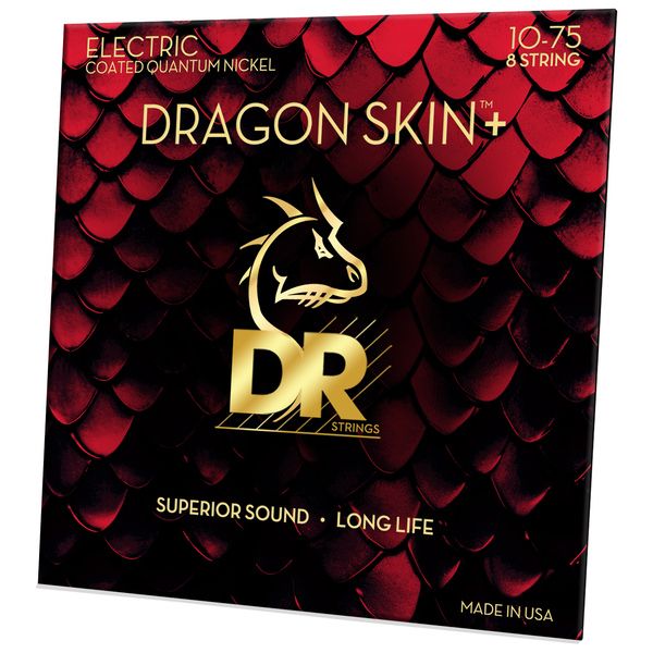 DR Strings Dragon Skin+ DEQ-8/10 Coated