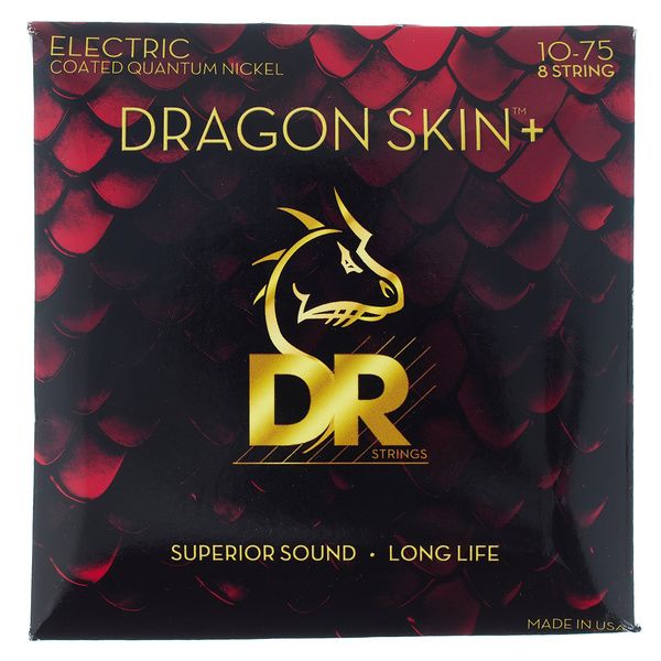 DR Strings Dragon Skin+ DEQ-8/10 Coated