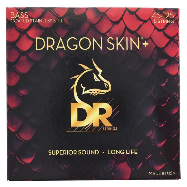 DR Strings Dragon Skin+ DBS5-45 Coated